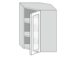 19.60.3у Шкаф настенный (h=913) угловой на 600мм со стекл. дверцей в Соликамске - solikamsk.магазин96.com | фото