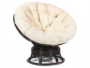 Кресло-качалка Papasan w 23/01 B с подушкой Antique brown, ткань Старт в Соликамске - solikamsk.магазин96.com | фото