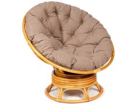 Кресло-качалка Papasan w 23/01 B с подушкой Honey, экошерсть Коричневый в Соликамске - solikamsk.магазин96.com | фото