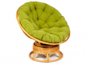 Кресло-качалка Papasan w 23/01 B с подушкой Honey, флок Олива в Соликамске - solikamsk.магазин96.com | фото