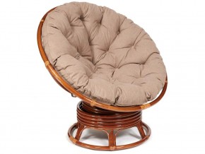 Кресло-качалка Papasan w 23/01 B с подушкой Pecan, экошерсть Коричневый в Соликамске - solikamsk.магазин96.com | фото