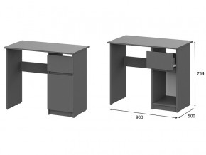 Стол письменный 900 Денвер Графит серый в Соликамске - solikamsk.магазин96.com | фото
